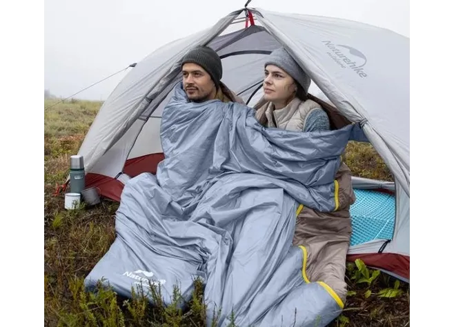 Спальник сверхлегкий Naturehike Summer LW180 NH21MSD09 правый, (15°C), pp M, коричневый Фото 3